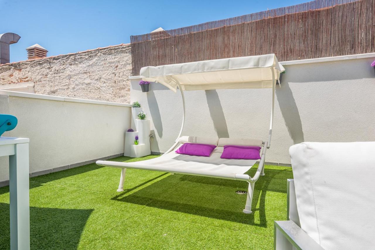شقة Atico Con Terraza Ac 1Hab En El Centro Y Piscina Comunitaria مالقة المظهر الخارجي الصورة
