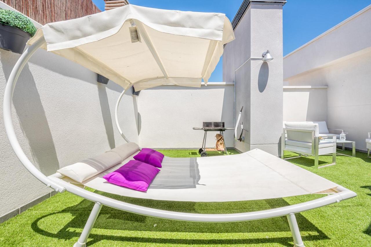 شقة Atico Con Terraza Ac 1Hab En El Centro Y Piscina Comunitaria مالقة المظهر الخارجي الصورة