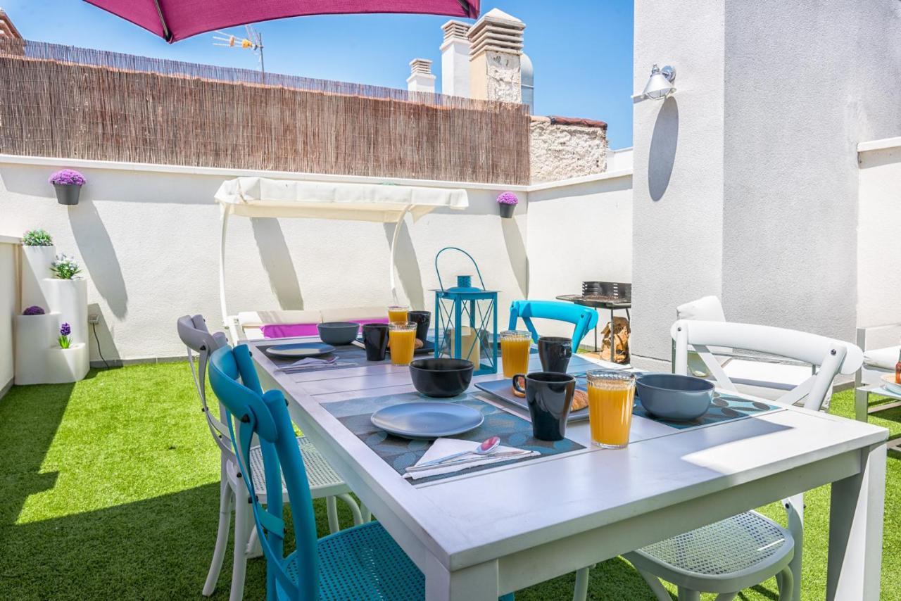 شقة Atico Con Terraza Ac 1Hab En El Centro Y Piscina Comunitaria مالقة المظهر الخارجي الصورة