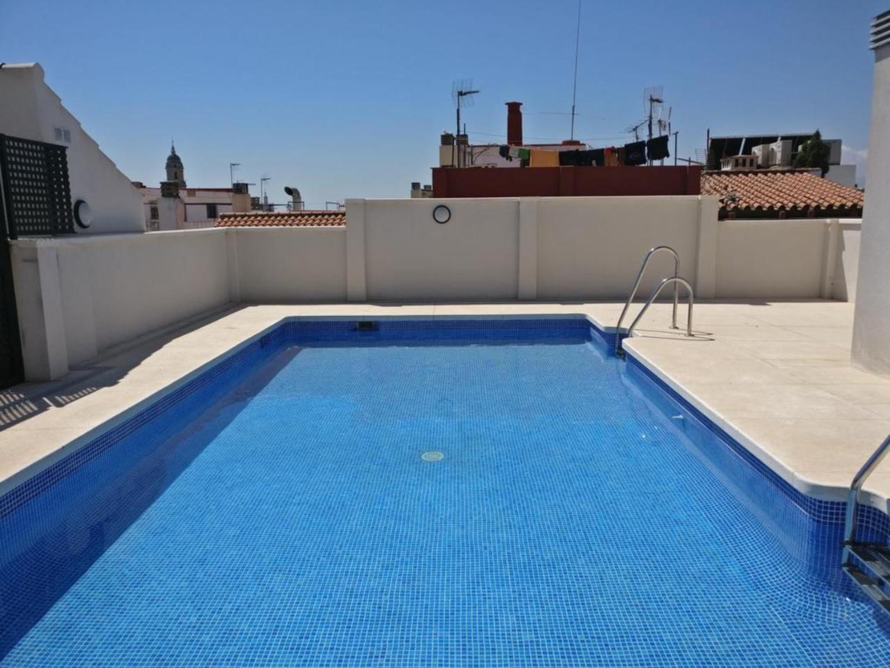 شقة Atico Con Terraza Ac 1Hab En El Centro Y Piscina Comunitaria مالقة المظهر الخارجي الصورة